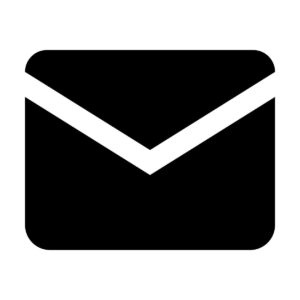 email icon in material filled style